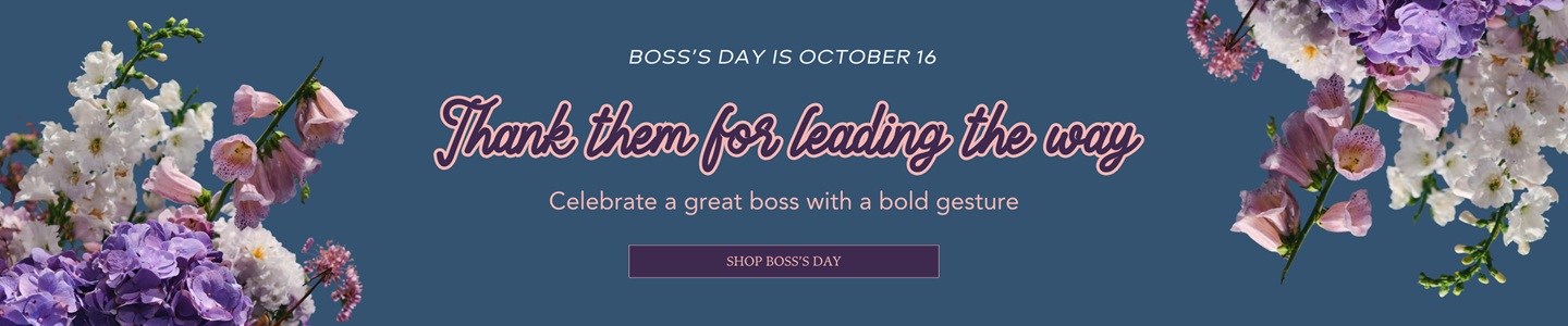 Boss's Day is October 16. Thank them for leading the way. Click here to order now.