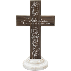 Beautiful Life Cross from Olander Florist, fresh flower delivery in Chicago