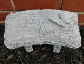 Butterfly Bench from Olander Florist, fresh flower delivery in Chicago