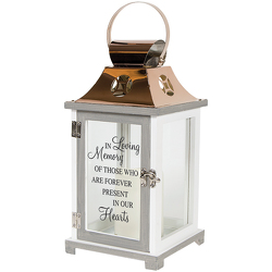 In Loving Memory Lantern from Olander Florist, fresh flower delivery in Chicago
