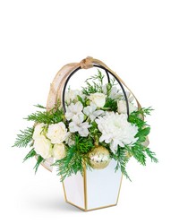 Yuletide Joy Tote from Olander Florist, fresh flower delivery in Chicago