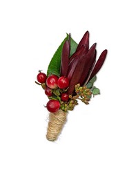 Organic Boutonniere from Olander Florist, fresh flower delivery in Chicago
