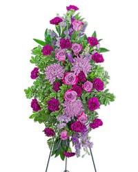Gracefully Majestic Standing Spray from Olander Florist, fresh flower delivery in Chicago