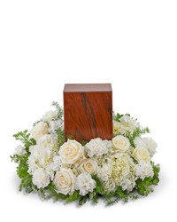 Angels Among Us Urn Surround from Olander Florist, fresh flower delivery in Chicago