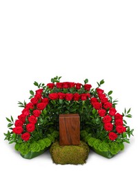 One Sweet Day Urn Tribute from Olander Florist, fresh flower delivery in Chicago