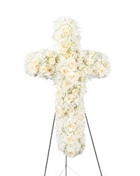 Sail to the Sky Cross from Olander Florist, fresh flower delivery in Chicago