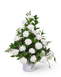 Divinity Urn from Olander Florist, fresh flower delivery in Chicago