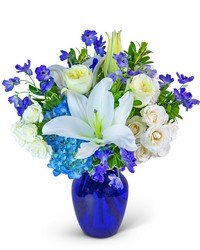 Blue Beauty from Olander Florist, fresh flower delivery in Chicago
