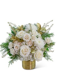 Golden Luxe Winter from Olander Florist, fresh flower delivery in Chicago